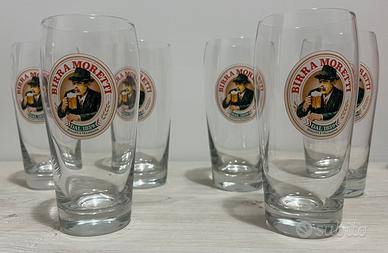 Bicchieri birra Moretti