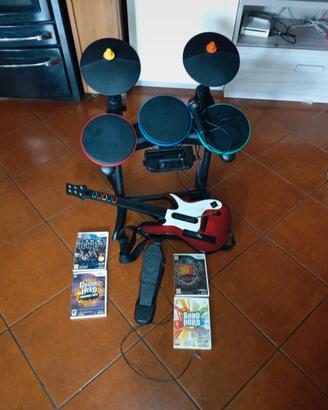 bundle guitar hero Warriors of rock wii