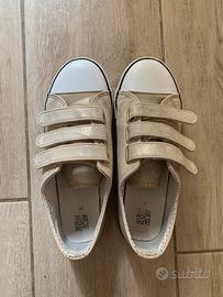 Scarpe sneakers oro