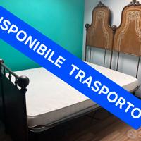LETTO ANTICO FERRO BATTUTO 140x190 - TRASPORTO OK