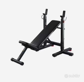 Panca piana inclinabile e pieghevole