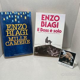 Libri Enzo Biagi Il Boss è solo e Mille Camere