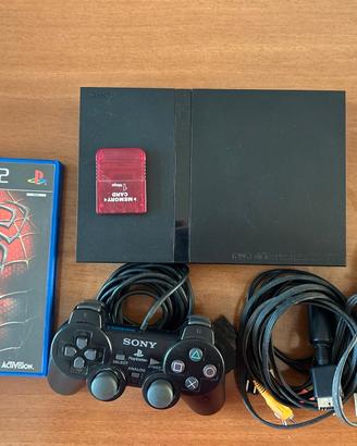 PS2 Slim + Cavi + Controller + Memory Card