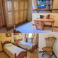 Mobili in Rovere Massello per Cameretta Completa