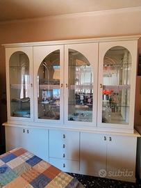 Credenza - parete attrezzata classica bianca