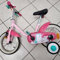 Bicicletta da bambina con rotelle