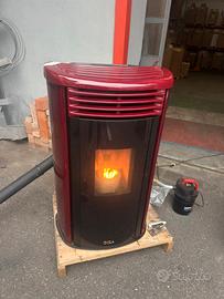 Stufa pellet canalizzata cola mimosa  10kw