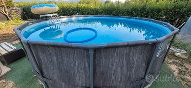 Piscina fuori terra rotonda 457 cm, x 122 cm
