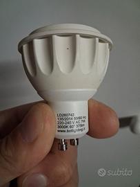 faretti gu10 luce calda