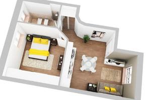 Bilocale arredato al piano terra a Cardano