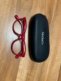 Occhiali Max&co. rosso ciliegia