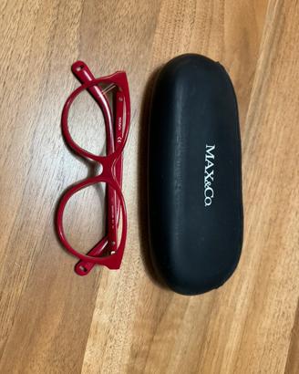 Occhiali Max&co. rosso ciliegia