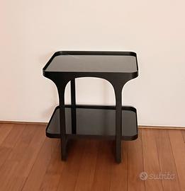 Tavolino, comodino metallo e marmo