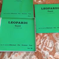 33 giri i canti di Leopardi