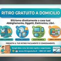RITIRO GRATUITO A DOMICILIO - LIBERA SPAZIO