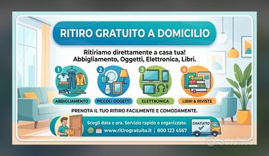 RITIRO GRATUITO A DOMICILIO - LIBERA SPAZIO