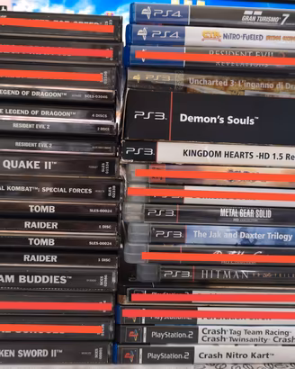giochi playstation 1 ps1 ps2 ps3 ps4 