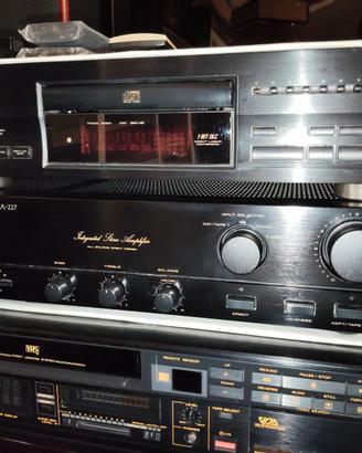 Pioneer amplificatore +Lettore cd