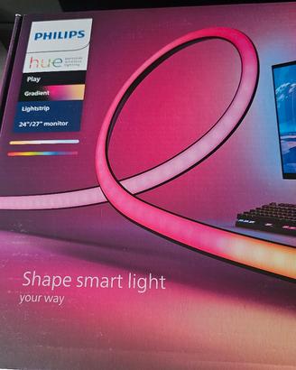 Philipps Hue LED lightstrip monitor 27 pollici