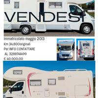 Camper mansardato Roller Team Granduca garage