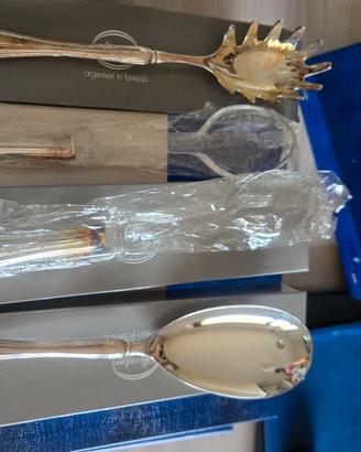 Set posate da portata in argento