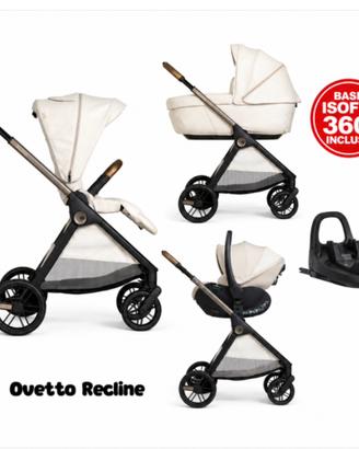 Trio Chicco Bellagio completo di base Lullaglide