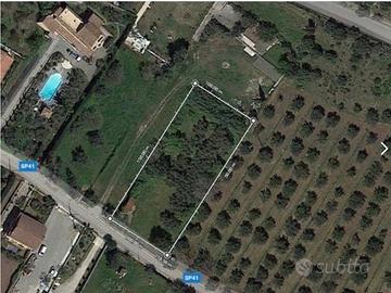 Terreno edificabile superficie 2370 mq