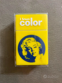 Portasigarette rigido giallo I Love Color