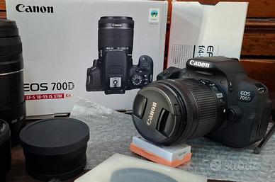 Canon reflex eos 700D + Obiettivi e accessori