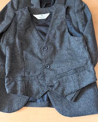 Completo bambino H&M giacca + panciotto 6 anni