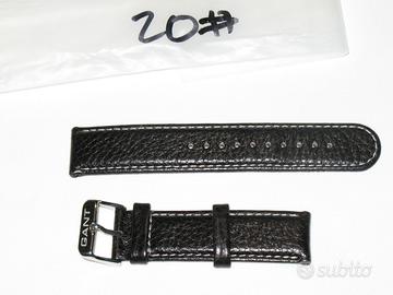 Cinturino GANT ansa 20 mm. vera pelle, fibbia inox