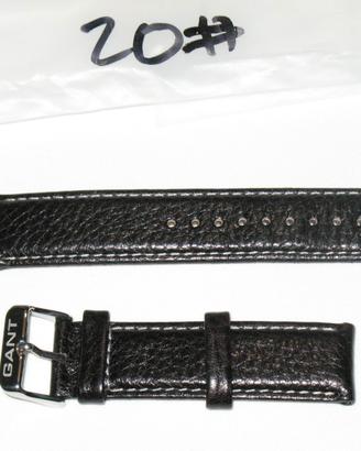 Cinturino GANT ansa 20 mm. vera pelle, fibbia inox