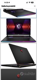 MSI Raider GE78 HX 14VHG-497IT, Notebook Gaming