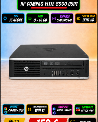 PC Fisso Pc Quadcore i5 6 Quad-Core SSD 256GB Win1
