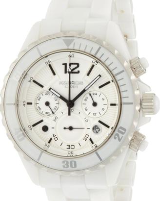 Orologio cronografo bianco K&BROS unisex 9429-2 C-