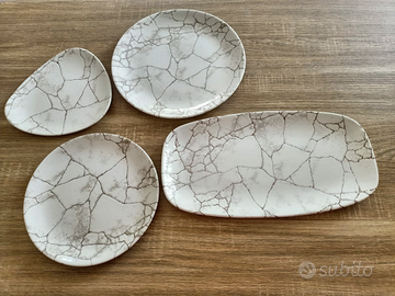 Piatti, posate e bicchieri