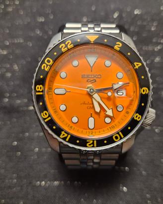 Seiko 5 Sports GMT Arancione (SSK005K1) full set