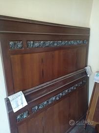 testata e pediera in metallo