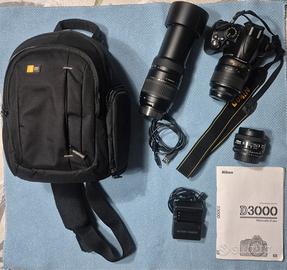NIKON D 3000 COMPLETA 