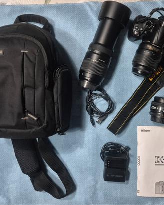 NIKON D 3000 COMPLETA 