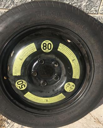 ruotino di scorta del 16 con 5 fori
