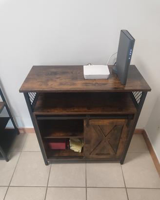 Set mobili industriali effetto legno, nuovi 