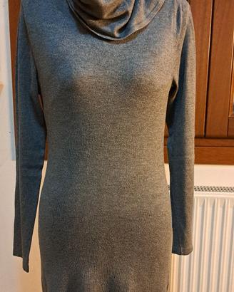 Abito grigio longuette da donna H&M