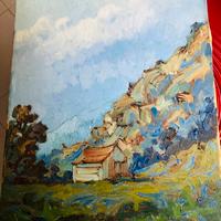 Quadro autore  Angelo Garofalo. Natura Irpina