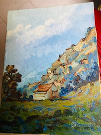 Quadro autore  Angelo Garofalo. Natura Irpina