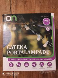 catena portalampada da esterno nuova