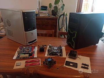 Schede madri, cpu, ram, psu, scheda video, case,