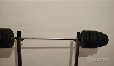 Bilanciere pesi con molle blocca pesi nuovo
