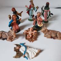 Lotto 2 - Presepe statuine Sacra Famiglia