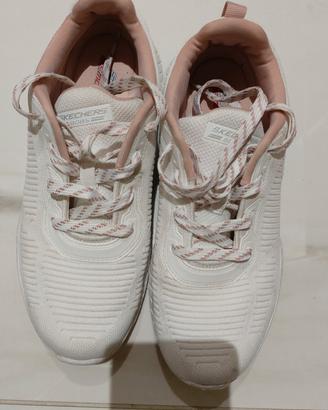 scarpe a tennis SKECHERS donna n.37 bianche